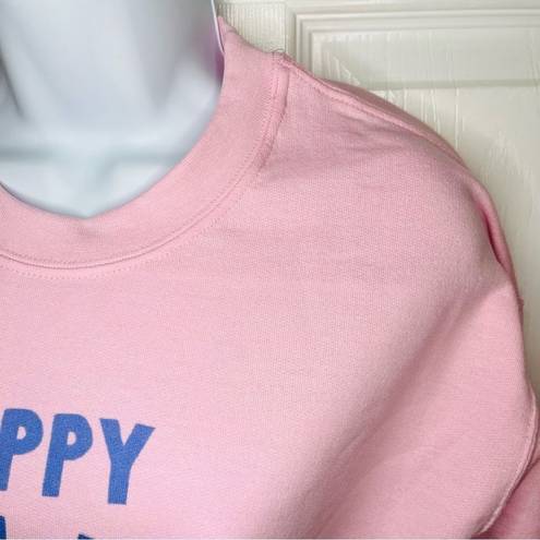 Modcloth Happy Challah Days Graphic Sweatshirt Soft Hannukkah Top Pink M