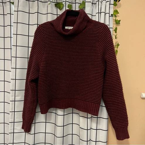 Madewell  Side Button Turtleneck Sweater Small