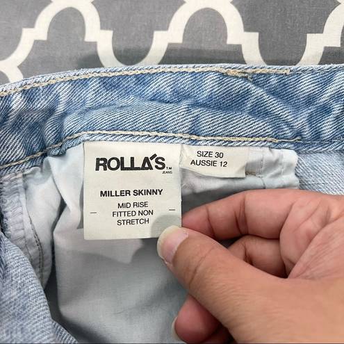 Rolla's  | Miller Ankle Skinny Light Wash Mom Jeans 30