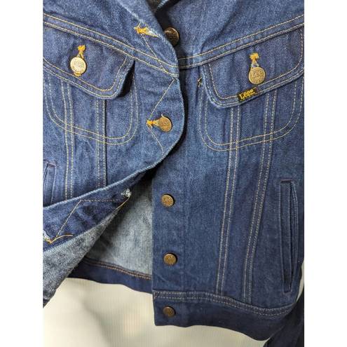 Lee Vintage 70's Ms  Cotton Denim Jean Jacket Trucker Style