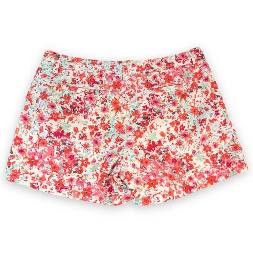 Krass&co GH Bass & . Colorful Floral Cotton Shorts Size 10