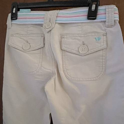 Aeropostale NWT Y2K aero cargo khakis w belt