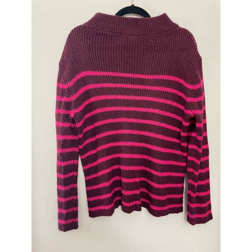 Tuckernuck  Brand Wooden Ships Mohair Blend Stripe Long Sleeve Sweater S/M