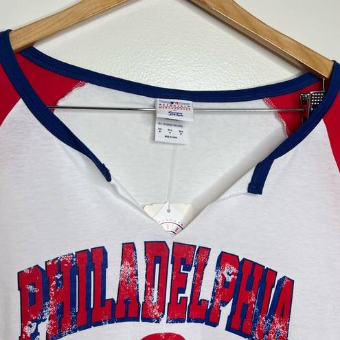 Genuine Merchandise  Philadelphia Phillies Baseball T Shirt Thin Cotton Medium