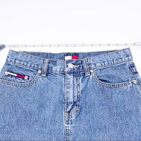 Tommy Hilfiger Tommy Jeans Vintage Y2K 2000s  A-line Cutoff Denim Mini Skirt 7