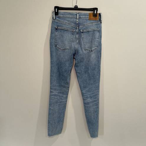 Aritzia  Denim Forum The Lola High Rise Skinny Crop Jeans Size 28 Raw Hem