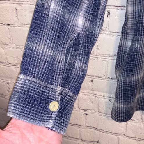 Pepe Jeans  London Vintage Blue Plaid Flannel