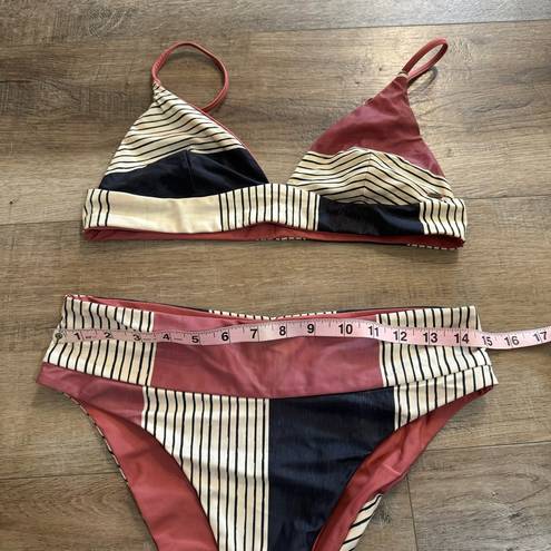 Rip Curl  Open Road Reversible Tri Bikini Top and Bottom Size M