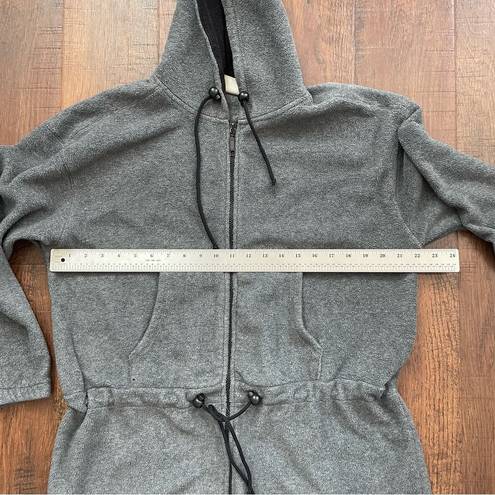 Victoria's Secret VS SPORT gray fleece drawstring hoodie jacket, size M