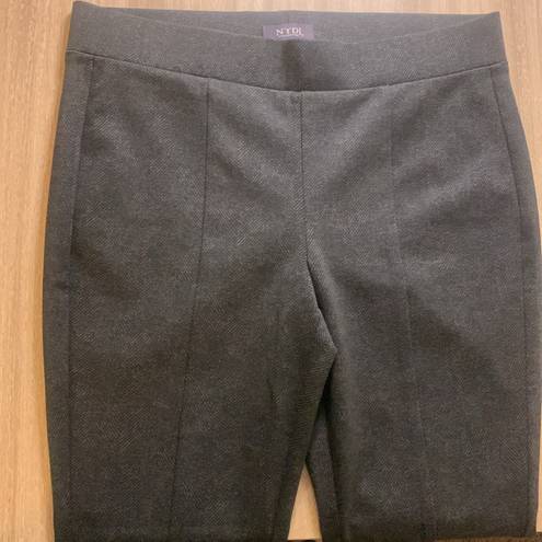 NYDJ  Pull On Herringbone LiftTuck Ponte Tweed Leggings Skinny Pants Size 8