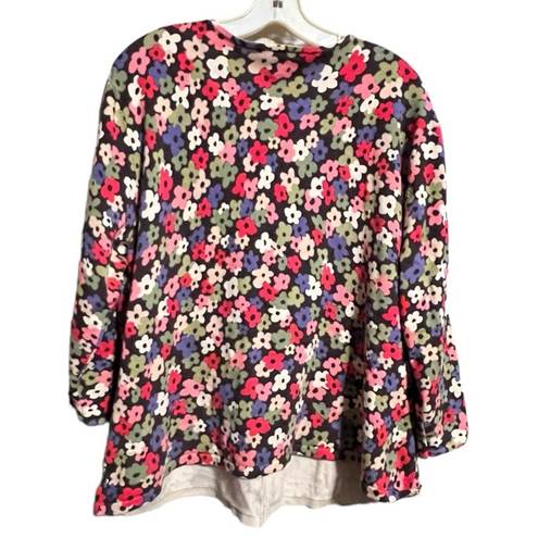 Talbots  Floral Cardigan Sweater