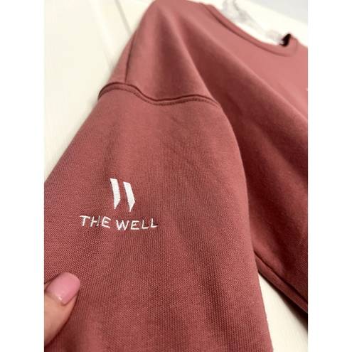 Edge Women's The Well Raw  Cropped Sweatshirt Wildly Capable Size Large