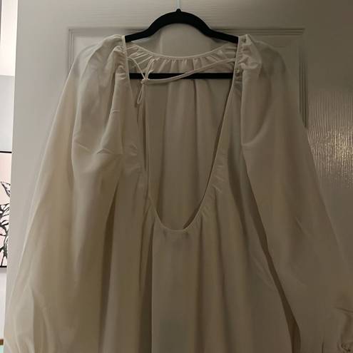 Hill House New  The Simone Dress in Coconut Milk Cream White Midi Size Medium