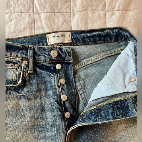 We The Free NWOT  Stella High Rise Skinny Jean Rip & Repair Raw Hem Cuff- 28