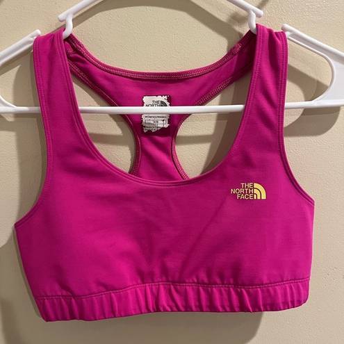 The North Face  Size Medium Hot Pink Vapor Wick Sports Bra