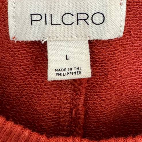 Pilcro  Anthropologie Twist-Front Sweatshirt Size: Large Color Copper EUC