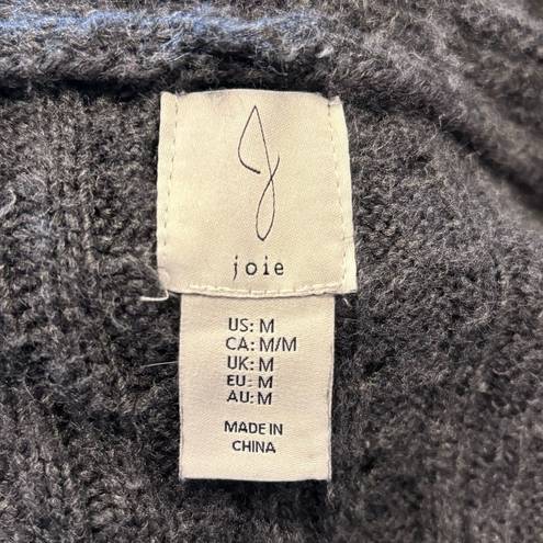 Joie Women’s  dark gray mixed knit open cardigan sweater