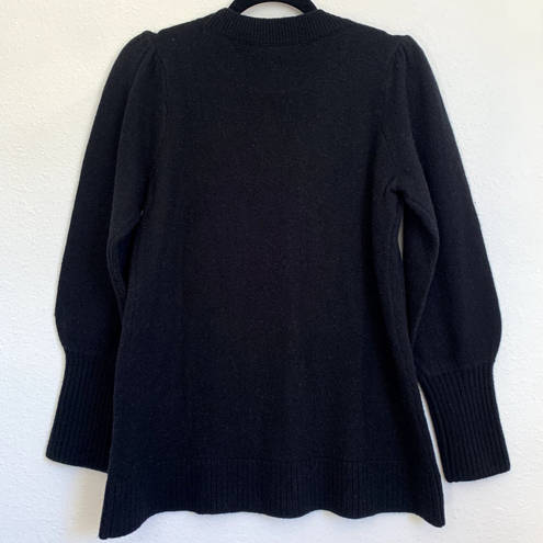 Hill House NWT  Silvia Sweater in Black 100% Merino Wool