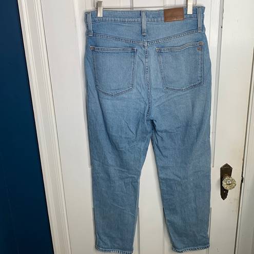 Madewell  Classic Straight Denim High Rise Jean in Blue Wash Size 29