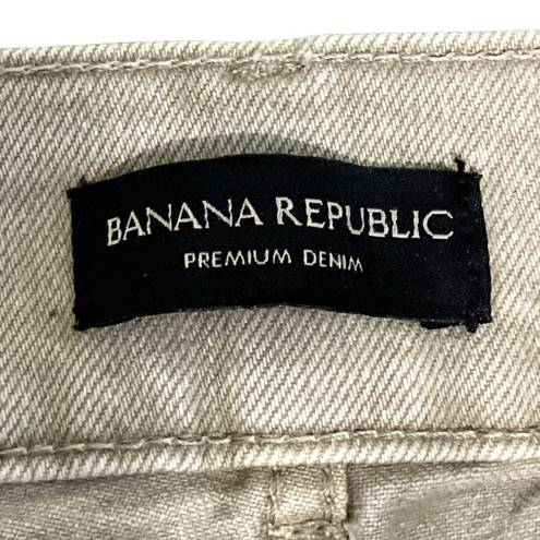 Banana Republic  High Rise Wide Leg Crop Jeans Quartz Size 32