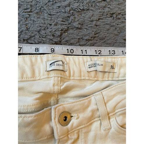 J.Jill NWT  cream khaki bootcut jeans size 16