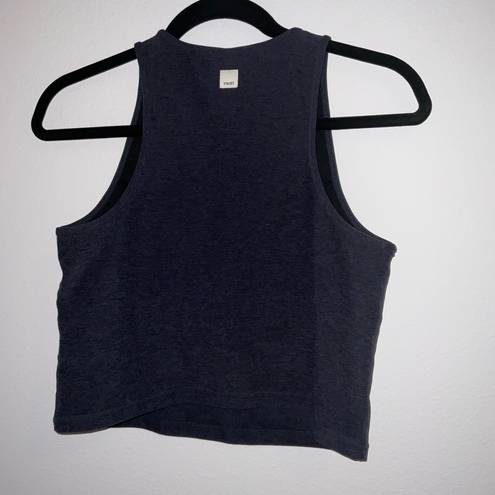 Vuori Elevation Plyo Tank navy blue size large