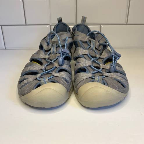 Keen fisherman sandals womens 9 US aqua gray light blue hiking water Excellent!