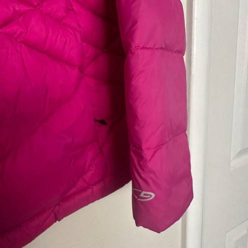 Champion Women's XL  C9 Venturedown Magenta Winter Puffer Coat Jacket Full Zip