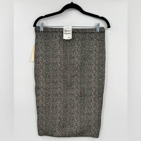 June and Hudson 🆕 NWT  High Waisted Pencil Skirt Sparkle Shiny Shimmer Party Large