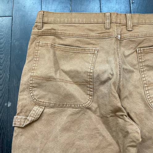 Dickies Tan Distressed Utility Workwear Painter Pants size 38x32