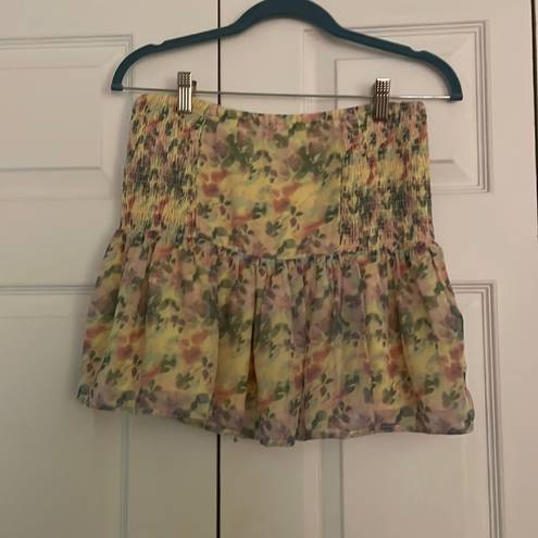 Harper  Wren yellow mini skirt