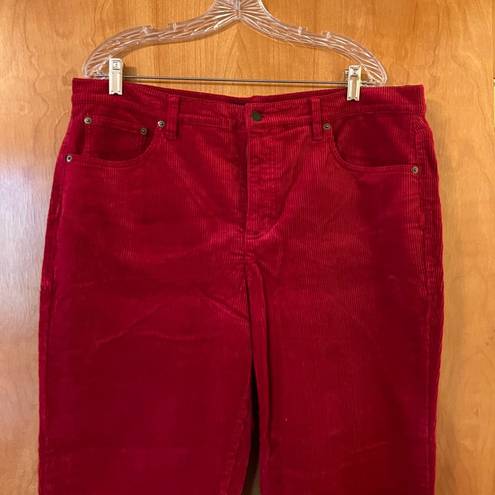 Krass&co Lauren Jeans . Ralph Lauren Red Jeans Pants Corduroy Women Classic Straight 16