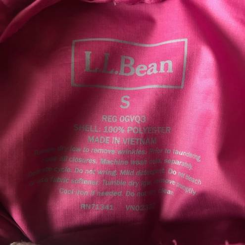 L.L.Bean  1/4 Zip Pullover Rain /Nylon Lightweight Wind Jacket Violet Sz. S