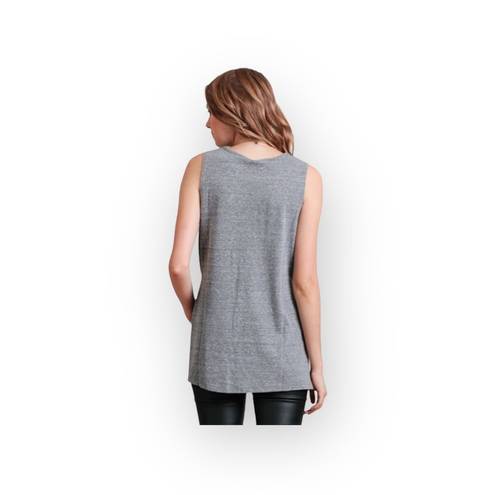 Lovers + Friends new  ᯾ No One in Particular Muscle Tee Tank Top ᯾ Heather Grey ᯾