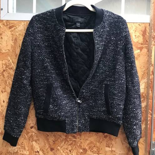 J.Crew Like new  tweed bomber jacket