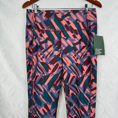 L.L.Bean  Women's Everyday Performance High-Rise 7/8 Print Leggings Tall L NWT