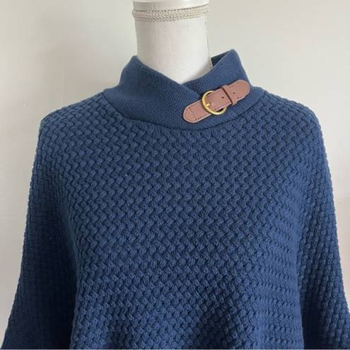 Banana Republic  • Navy Knit Poncho Sweater