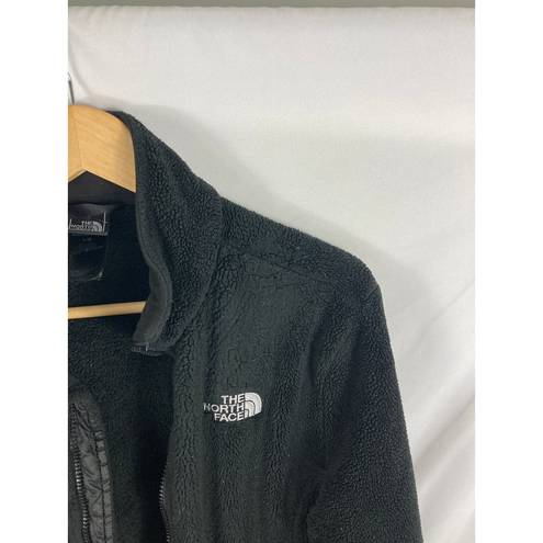 The North Face  Black Fleece Zip Up Sweater Size Large