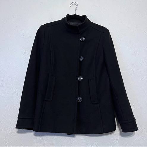 Banana Republic  Wool Black Pea Coat Size M Vintage  Women’s