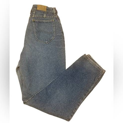 Lee Vintage  Mom Jeans Womens Sz 30x32 Stone Blue High Rise Denim USA