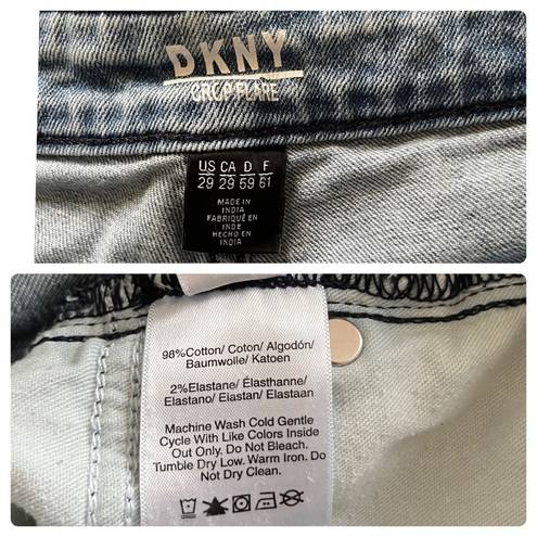 DKNY  Crop Flare Asymmetrical Hem Jean See Description