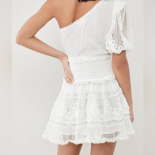 Rococo  sand white short cocktail mini dress XS