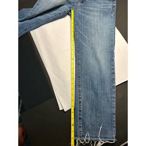 Pilcro  by Anthropologie vintage straight 27 petite blue jeans