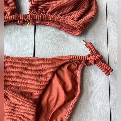 Vix Paula Hermanny  Bikini in espresso NWOT large