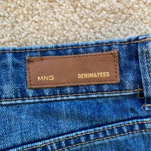 Mango Mng by  super high waisted jean shorts