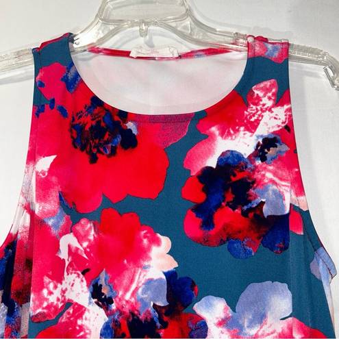 Peach Love California Peach Love Sleeveless Floral Top Women’s Small