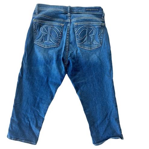 Rock & Republic  Denim Roskilde Capri Cropped Jeans Size 10