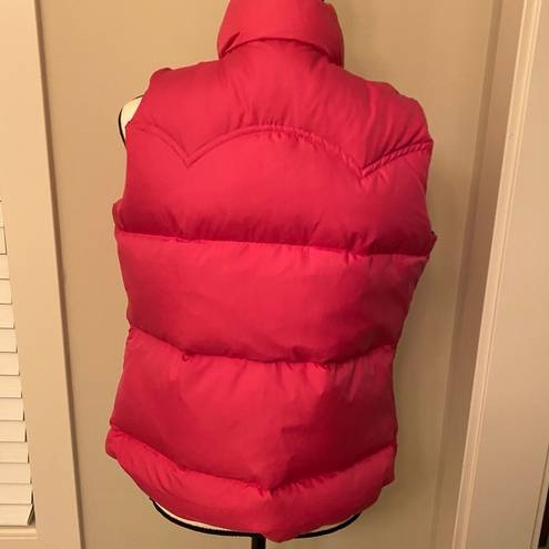 American Eagle AEO || Pink/Brown reversible puffer vest