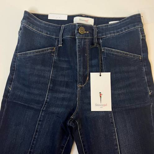 Skinny Girl  Seamed Reagan High Rise Skinny Fit Ankle Indigo Jean Size 28/6 New!