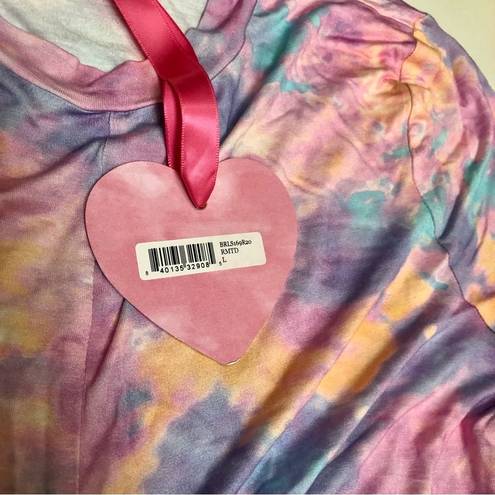 Beach Riot NWT  x LoveShackFancy Collab Marley Top Cotton Candy Knotted Tie Dye L